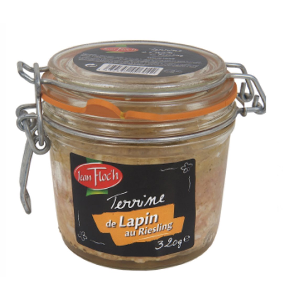 French Pate – Rabbit Terrine with Riesling wine – Jean Floc’h – 320gram